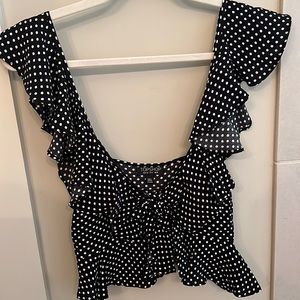 Topshop Poka Dot Tank